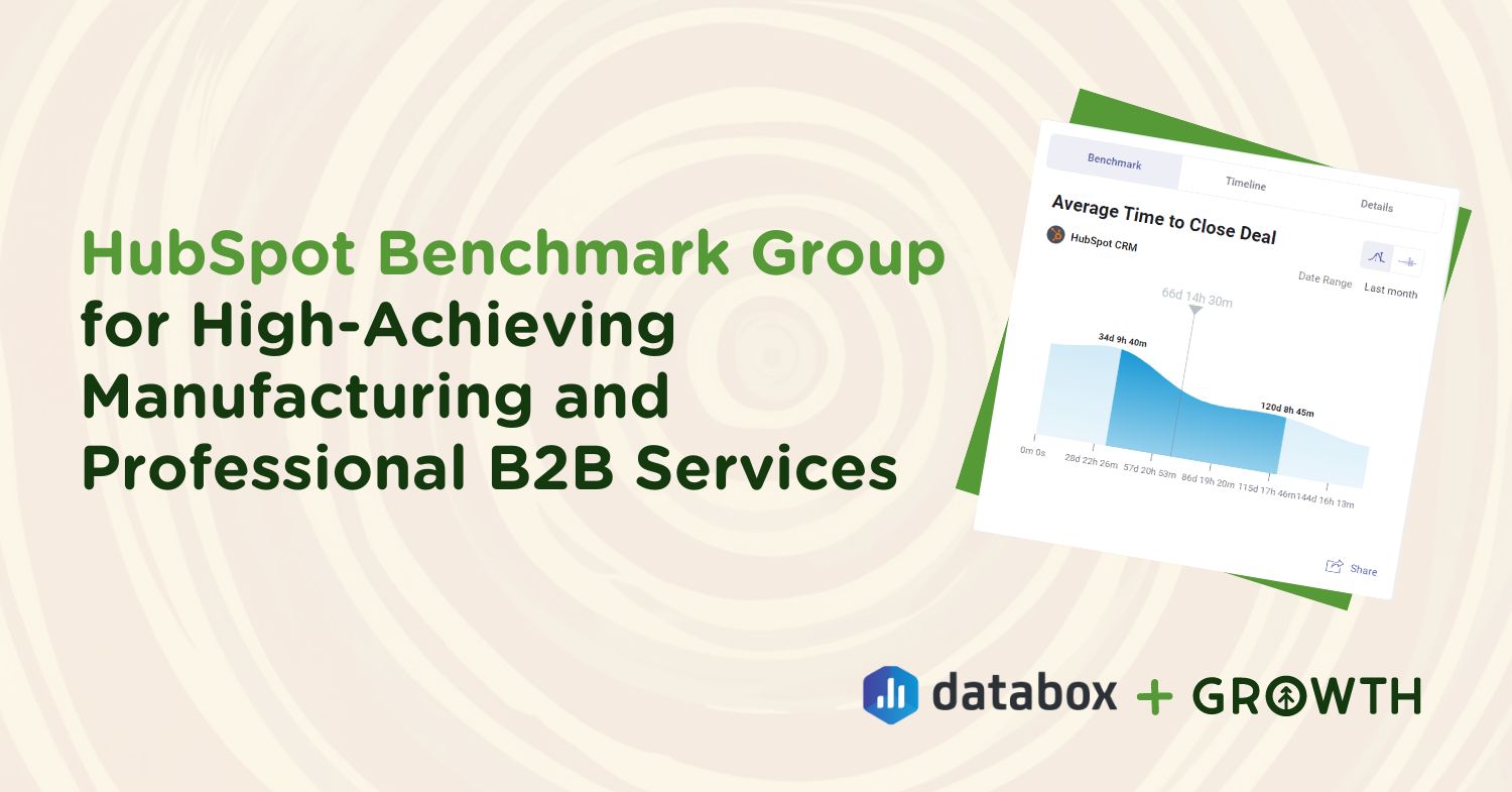 Benchmark Group for High-Achieving Manufacturing and B2B Service Companies