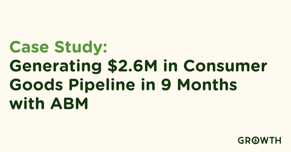 Case Study: Driving $2.6M in pipeline in 9 months with ABM for Mechanix Wear